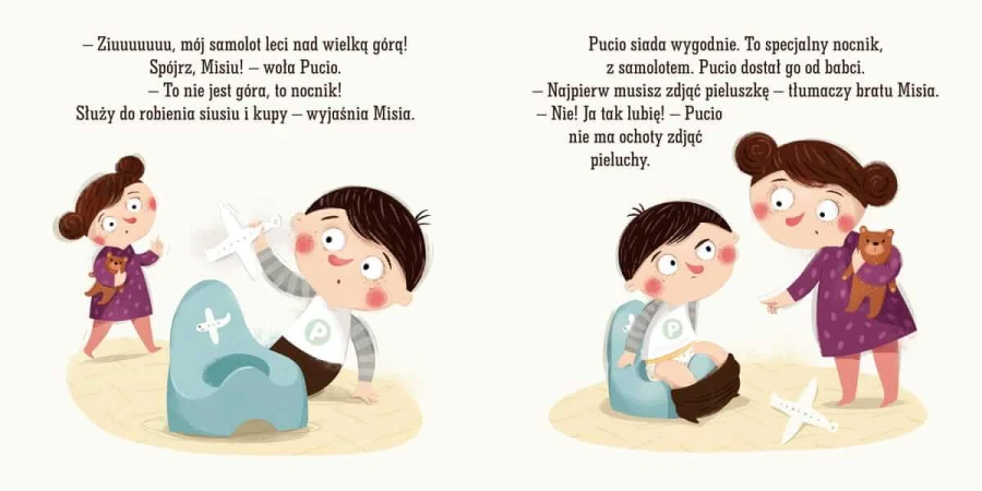 II GATUNEK: Pucio chce siusiu, czyli pożegnanie pieluszki / Wydawnictwo Nasza Księgarnia