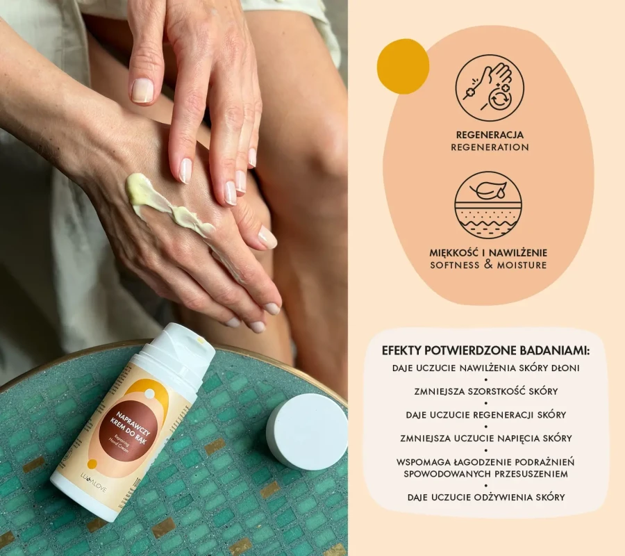 Naprawczy krem do rąk z woskiem pszczelim i olejkami eterycznymi, 100 ml / Lullalove
