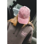 Czapka z daszkiem PALM - Vintage Pink / JUNGMOB