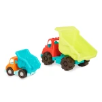 Dump Truck Duo - zestaw dwóch wywrotek z OLBRZYMIĄ ciężarówką Colossal Cruiser / B.Toys 