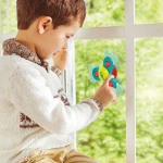 Spinner sensoryczny KOALA z przyssawką i gryzakiem / LUDI
