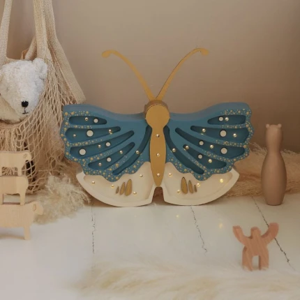 Lampa Little Lights Motyl DAISY BLUE / Little Lights