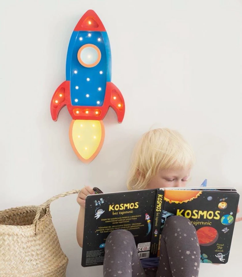 Lampa Little Lights Rakieta NAVY /Little Lights