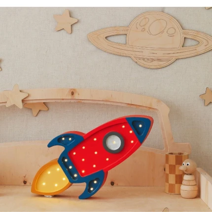 Lampa Little Lights Rakieta NAVY  /Little Lights