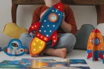 Lampa Little Lights Rakieta NAVY /Little Lights