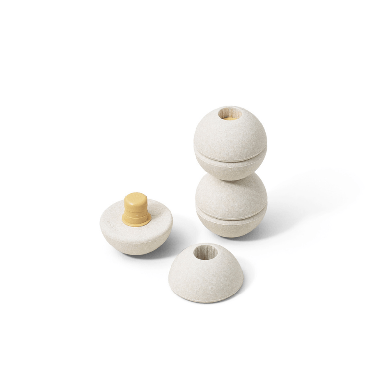 Zestaw 3 piłek piankowych Foam Balls - sand grey, honey yellow / MODU