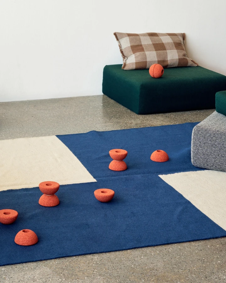 Zestaw 3 piłek piankowych Foam Balls - burnt orange, dusty green / MODU