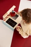 Składana drewniana kuchenka, zielona / Kids Concept
