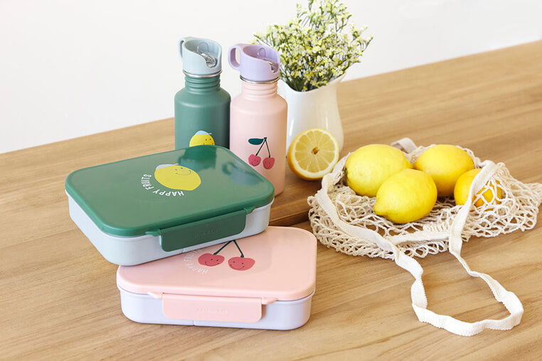 Lunchbox Bento z przegródkami Happy Fruits Lemon / Lassig