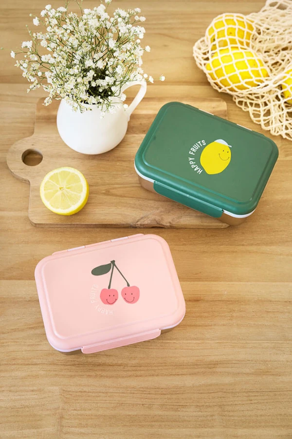 Lunchbox ze stali nierdzewnej Happy Fruits Lemon / Lassig