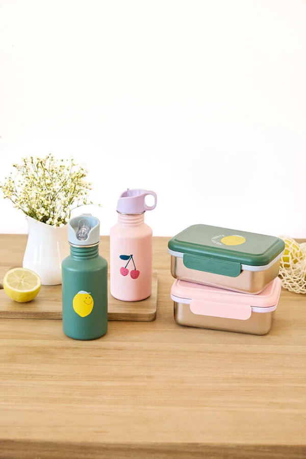 Lunchbox ze stali nierdzewnej Happy Fruits Cherry / Lassig