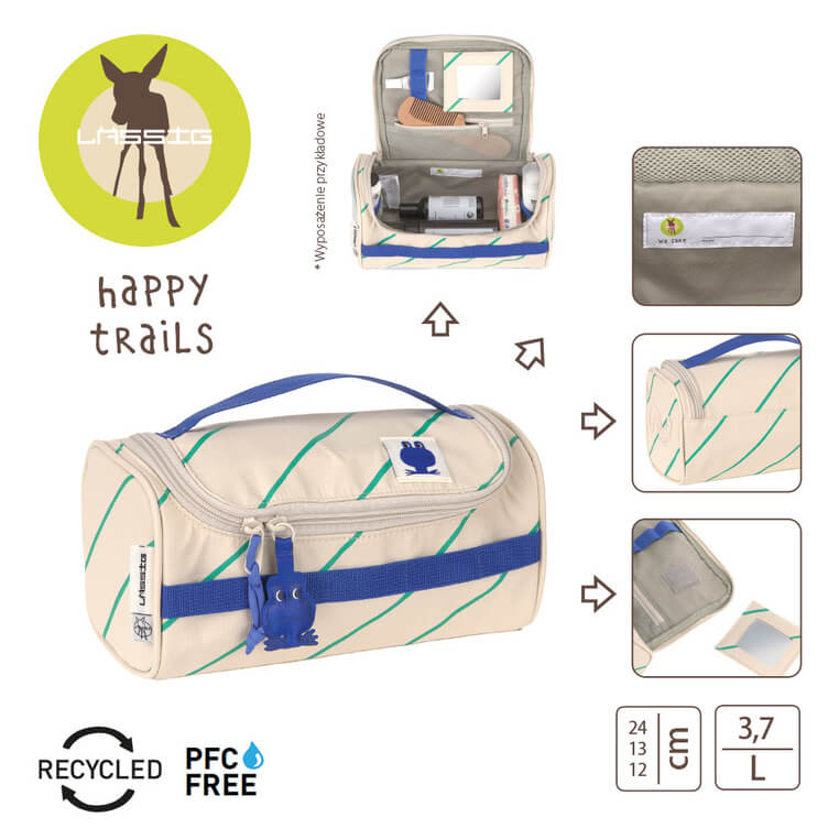 Kosmetyczka podróżna dla dzieci Happy Trails Frog / Lassig