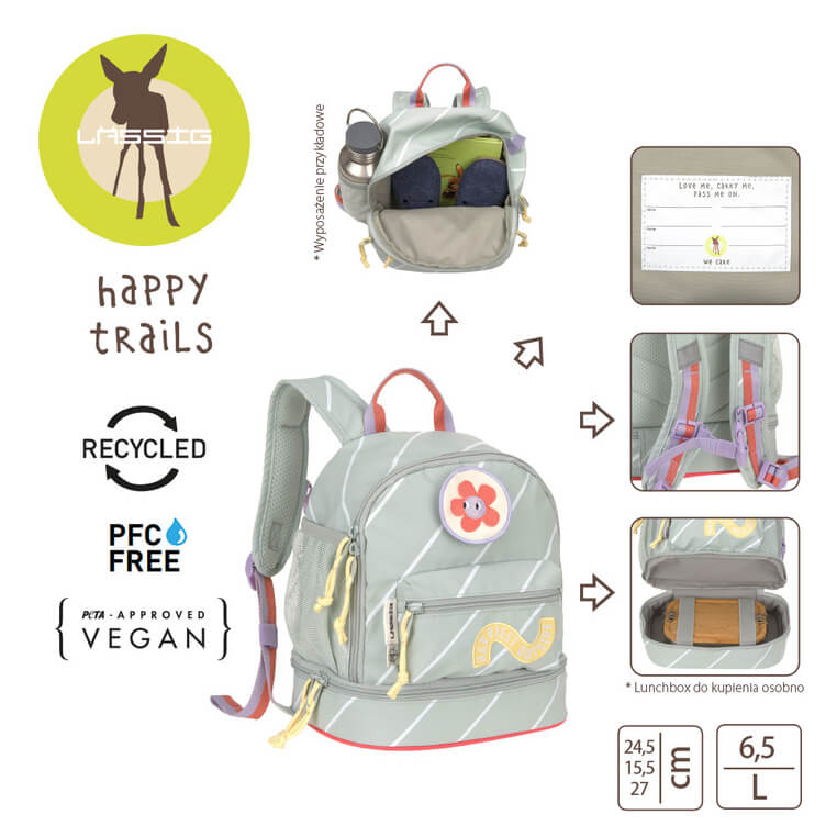 Plecak mini Happy Trails Flower / Lassig