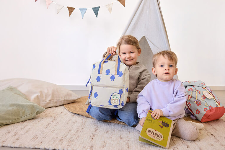 Plecak mini kwadratowy Happy Trails Frog / Lassig