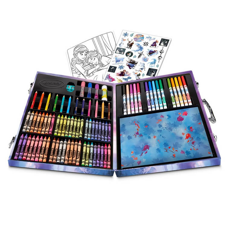 Zestaw artystyczny w walizce 115 el. Kraina Lodu 5+ / Crayola