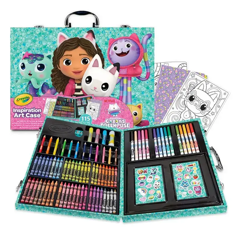 Zestaw artystyczny w walizce 115 el. Koci Domek Gabi 5+ / Crayola