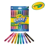Flamastry automatyczne zmywalne Clicks 10szt. 8+ / Crayola