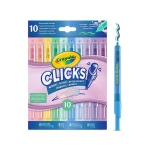 Flamastry automatyczne zmywalne pastelowe Clicks 10szt. 8+ / Crayola