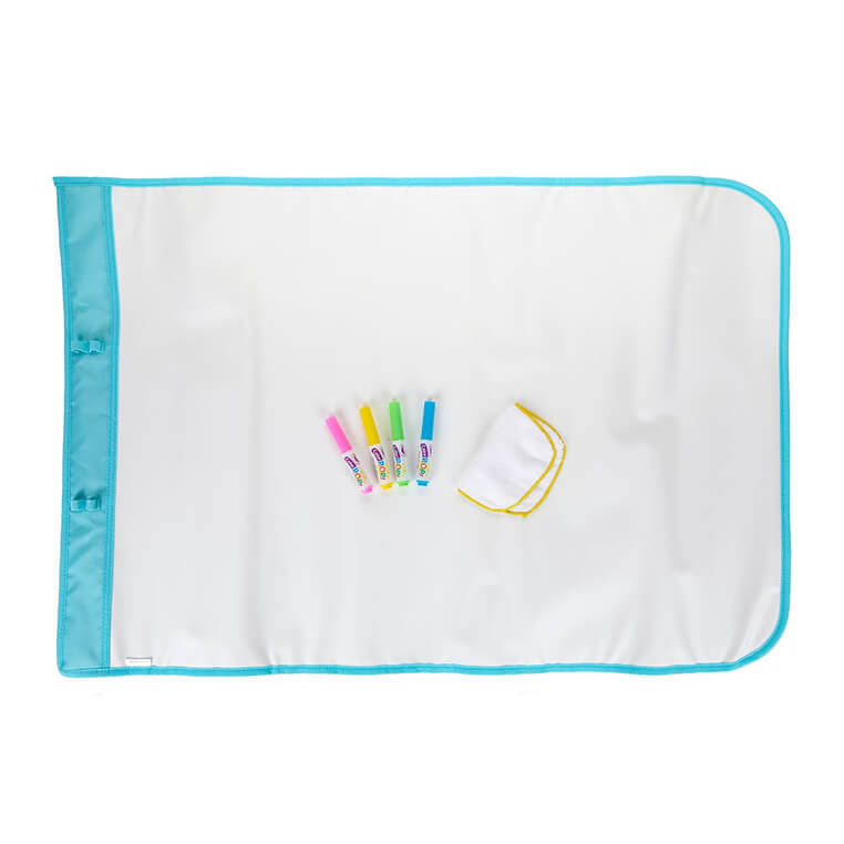 Zmywalna mata do rysowania dla dzieci 60x90 cm + 4 flamastry Mini Kids 3+ / Crayola
