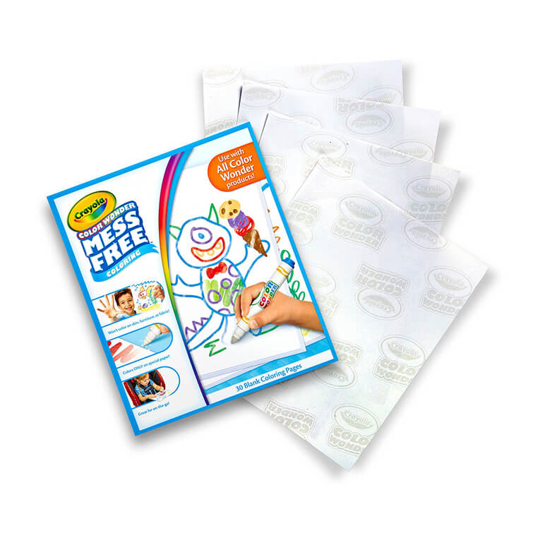 Papier do kolorowania magicznymi flamastrami Color Wonder Mess Free 3+ / Crayola