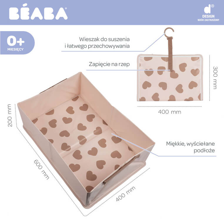 Składana wanienka Cameleo Pop Up Bath BigLove / Beaba
