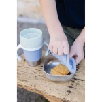 Pojemnik na jedzenie ze stali nierdzewnej z silikonową pokrywką, 250ml, 3 szt. - Adventure / Beaba