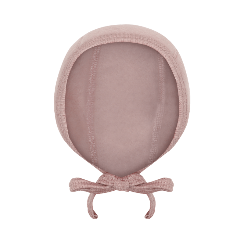 Czapka bonetka 100% wełny merino - Mahogany Rose / HUTTEliHUT