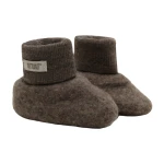 Buciki 100% wełny merino - Brown Melange / HUTTEliHUT
