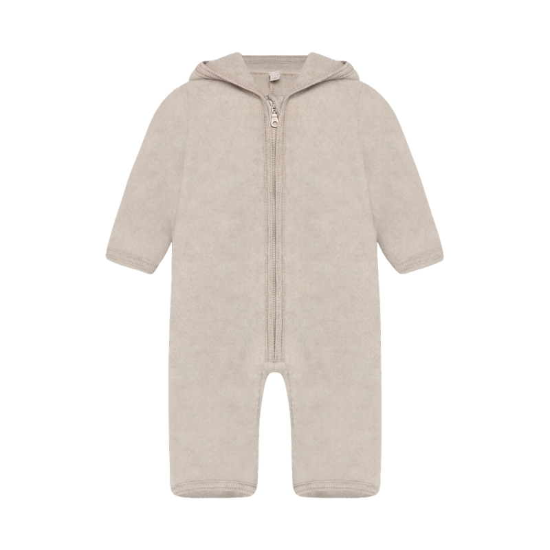 Kombinezon 100% wełny merino - Camel Melange / HUTTEliHUT
