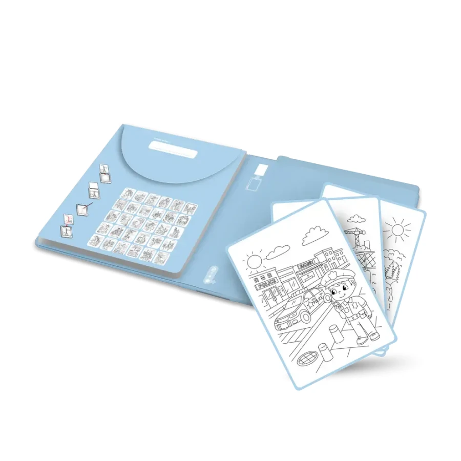 Wkłady uzupełniające REFIL KIDYDRAW-PAD 6+ - Everyday heroes / Kidywolf