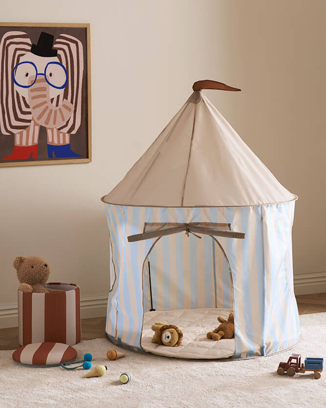 Pufa ze schowkiem CIRCUS - brązowa / Kid's Concept
