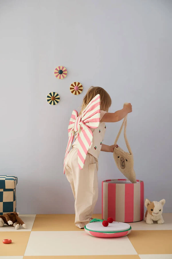 Pufa ze schowkiem CIRCUS - różowa / Kid's Concept