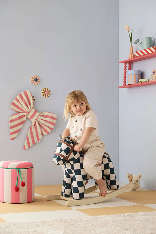Pufa ze schowkiem CIRCUS - różowa / Kid's Concept