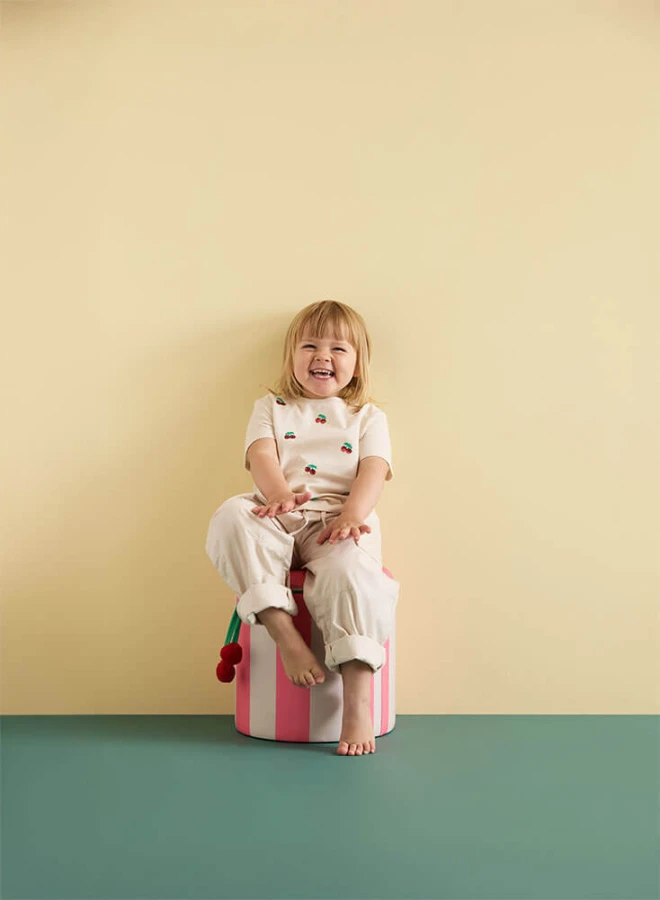 Pufa ze schowkiem CIRCUS - różowa / Kid's Concept