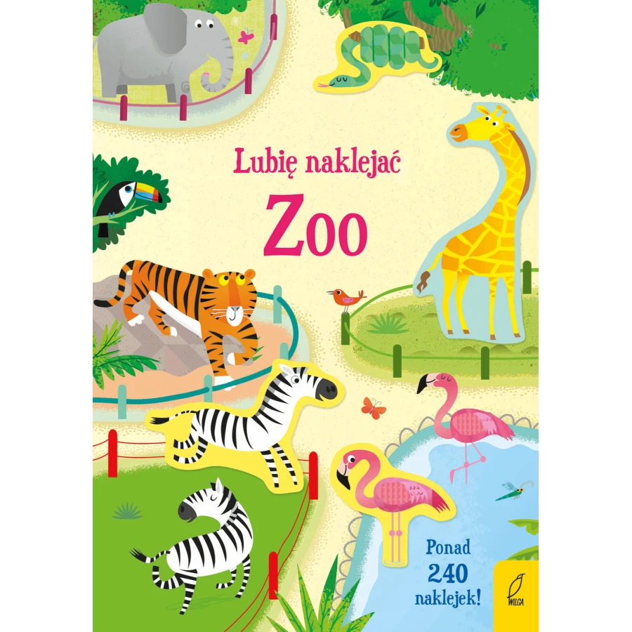 Lubię naklejać. Zoo / Wydawnictwo Wilga