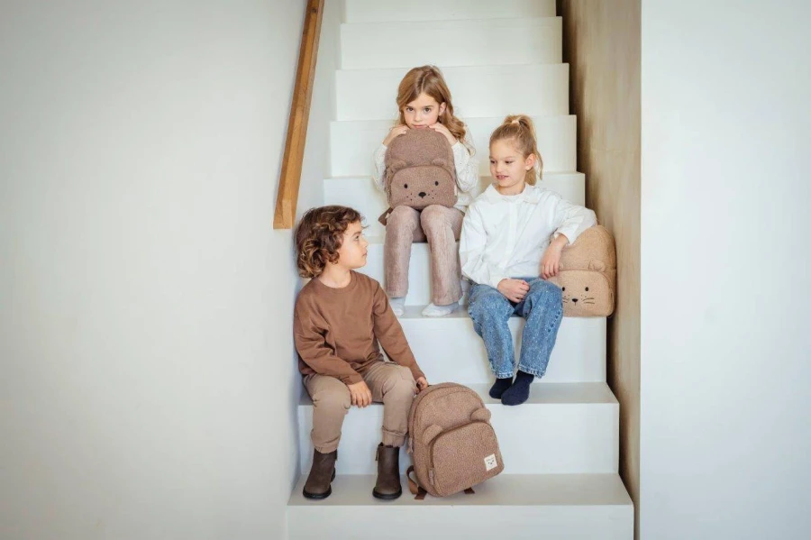 Plecak dla dzieci Beary Excited Beige / KIDZROOM