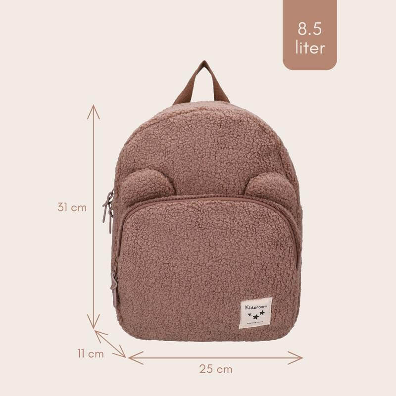 Plecak dla dzieci Beary Excited Brown / KIDZROOM