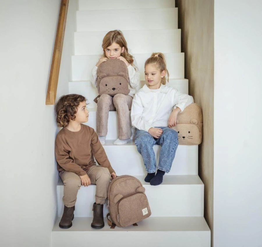Plecak dla dzieci Beary Excited Brown / KIDZROOM