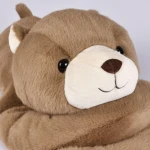 Pluszowy obciążeniowy miś Podcoll Histoire d'Ours - jasny brązowy / Doudou et Compagnie