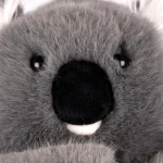 Pluszowy obciążeniowy koala Podcoll Histoire d'Ours - ciemny szary / Histoire d'Ours
