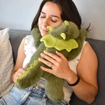 Pluszowy obciążeniowy dinozaur Podcoll Histoire d'Ours - ciemny zielony / Histoire d'Ours