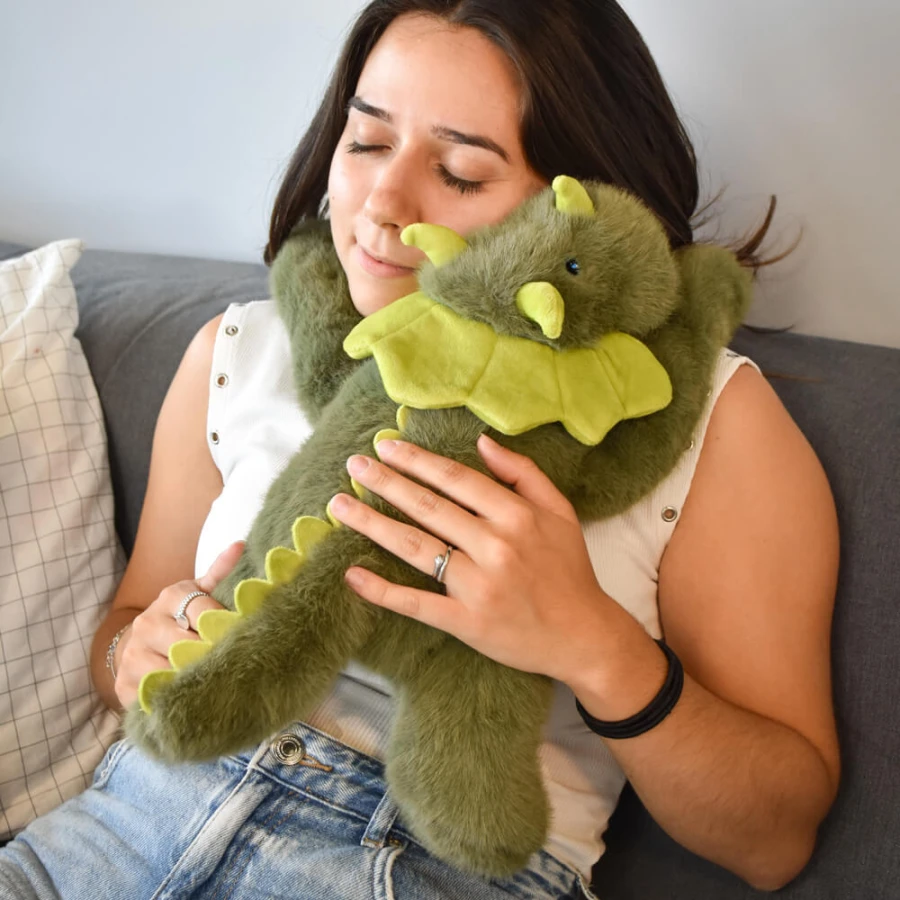 Pluszowy obciążeniowy dinozaur Podcoll Histoire d'Ours - ciemny zielony / Histoire d'Ours