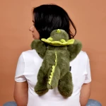 Pluszowy obciążeniowy dinozaur Podcoll Histoire d'Ours - ciemny zielony / Histoire d'Ours