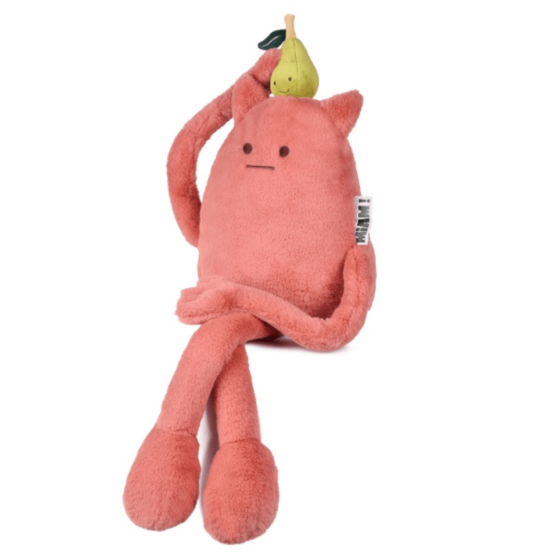 DOUDOU - MIAM! Britney Pear, różowa gruszka, 60 cm / Doudou et Compagnie