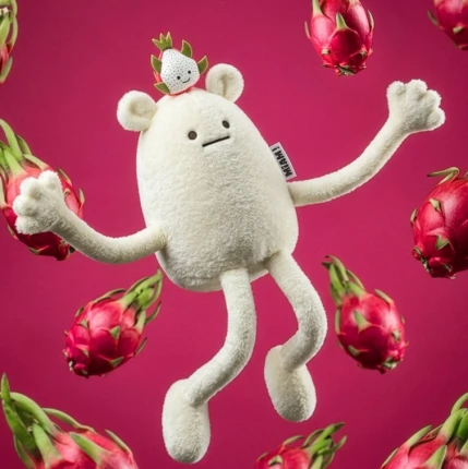 DOUDOU - MIAM! Smoczy Owoc No Name, 60 cm / Doudou et Compagnie