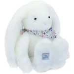 DOUDOU - pluszowy królik Lapin Fleurette, biały / Doudou et Compagnie