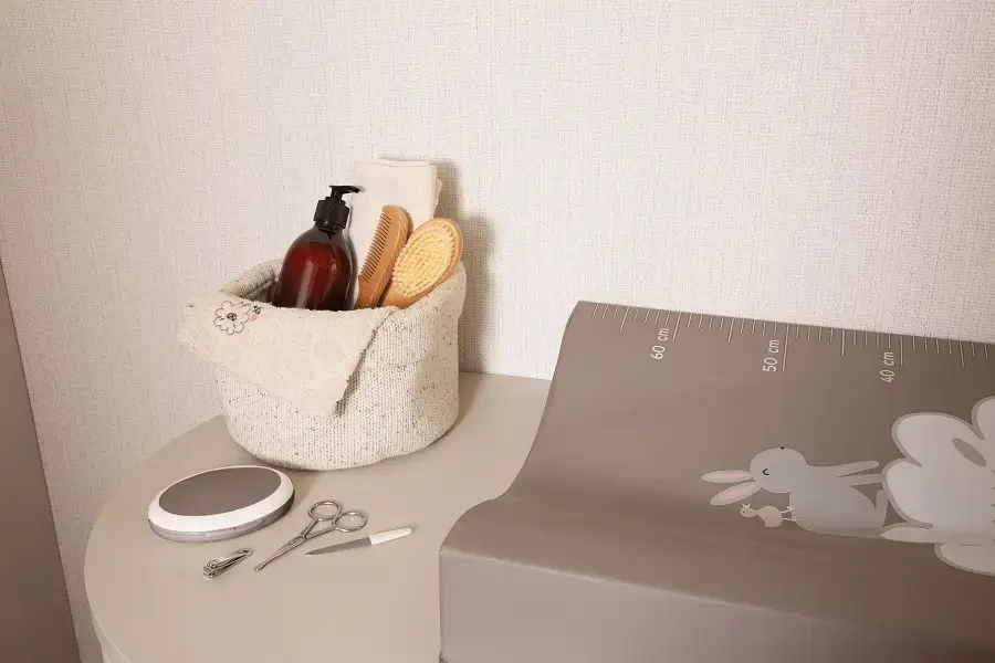 Zestaw prezentowy do pielęgnacji niemowląt Chalk Brown / bebe-jou