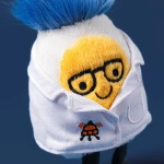 Jajko Naukowiec 14 cm / Jellycat