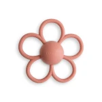 Gryzak silikonowy i grzechotka 2w1 Daisy Dusty Rose / Mushie