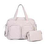 Torba do wózka + mała torebka Mellow Beige / Childhome